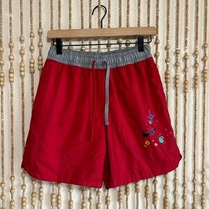 Nike Sportswear Woven Flow Shorts Red Gray DV9620-636 Men’s Athletic Shorts Sm